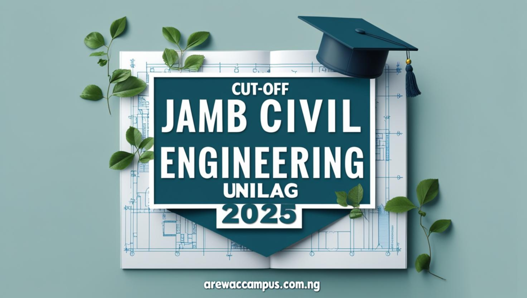 What is the JAMB cut off mark for Civil Engineering at UNILAG in 2025?