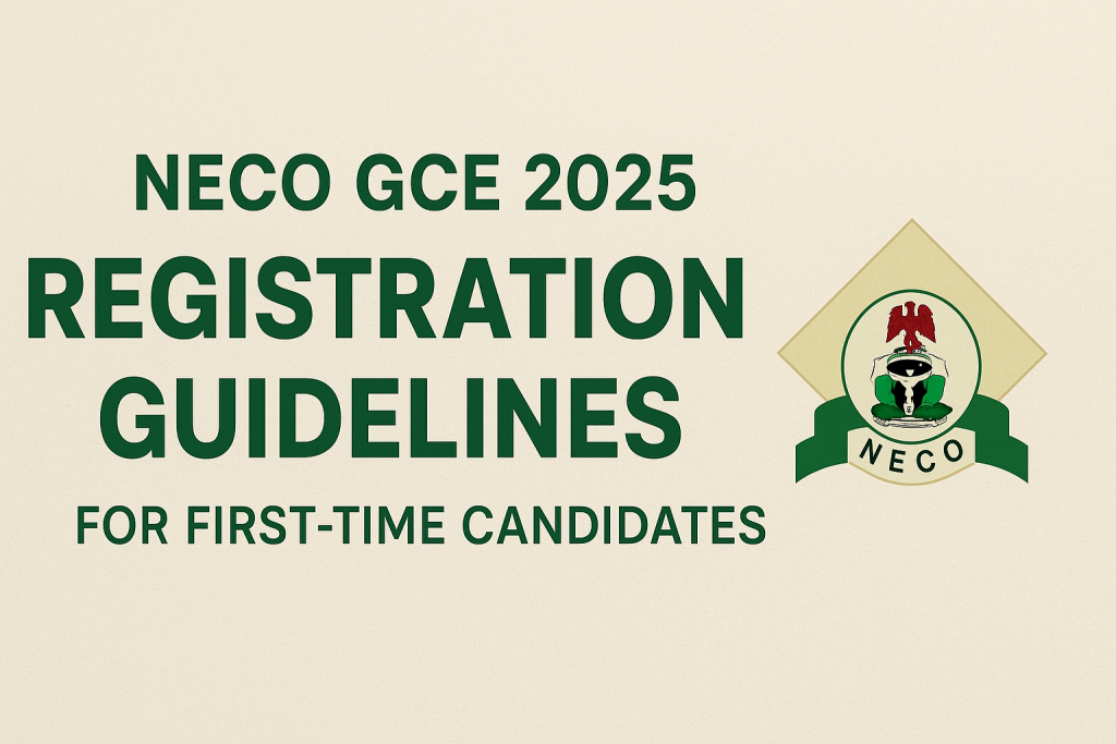 NECO GCE Registration Guidelines