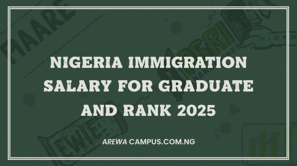 Nigeria Immigration Salary for Graduate and Rank 2025
